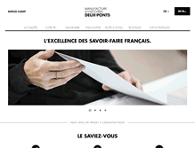 Tablet Screenshot of deux-ponts.fr